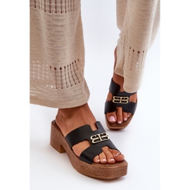 Step in style Sandale Tongs Modèle Zazoo 40412 Noir - Entrez avec style le noir 2