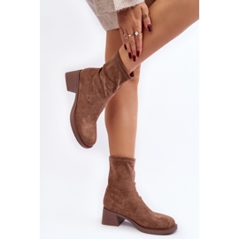 Step in style Bottes Modèle Aphroteia 23BT35-6449 Marron Daim - Entrez avec style brun 2