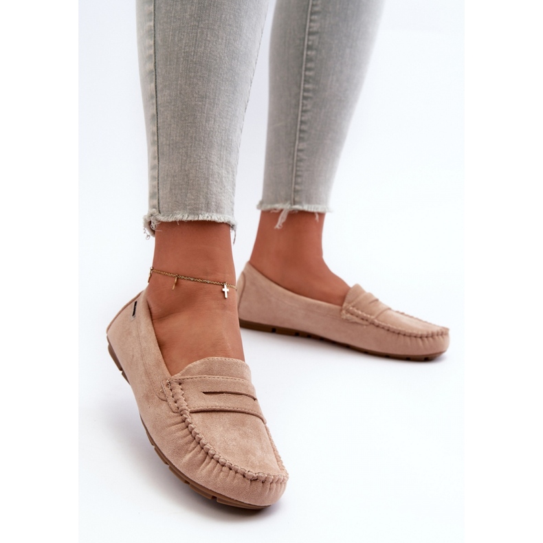 Step in style Mocassins Modèle Rerceria HH712-8/HH712D-8 Beige Clair - Entrez avec style 1