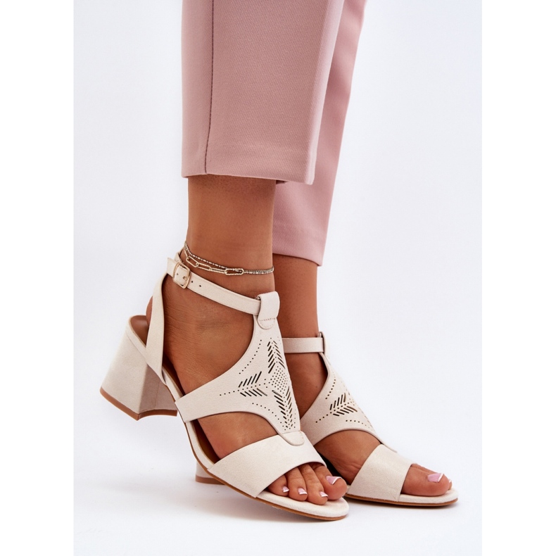 Step in style Sandales Modèle Eleriva N24-028 Beige - Entrez avec style 1