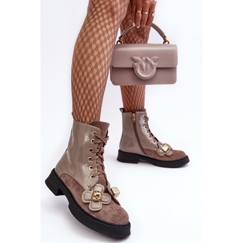 Step in style Bottes Modèle Da MR870-76 Gris/Marron - Entrez avec style 1