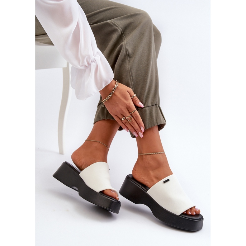 Step in style Sandale Tongs Modèle Big Star NN274022 Blanc - Entrez avec style blanche 1