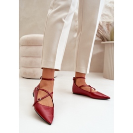 Step in style Ballerines Modèle Violra P-1396 Bordo - Entrez avec style rouge 1