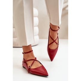 Step in style Ballerines Modèle Violra P-1396 Bordo - Entrez avec style rouge 2