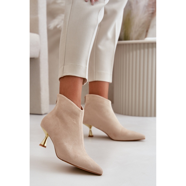 Step in style Bottes Modèle Terlena GP13 Beige - Entrez avec style 1