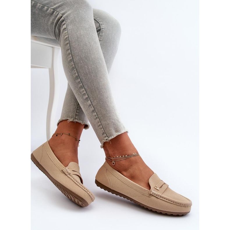 Step in style Mocassins Modèle Iramarie DF879 Beige Clair - Entrez avec style 1