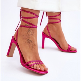 Step in style Sandales Modèle Nessy H8-508 Fuchsia - Entrez avec style rose 2
