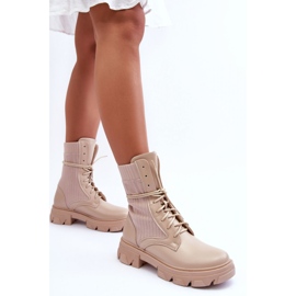 Step in style Bottes de travail Modèle Marlissa A9513 Beige - Entrez avec style 1