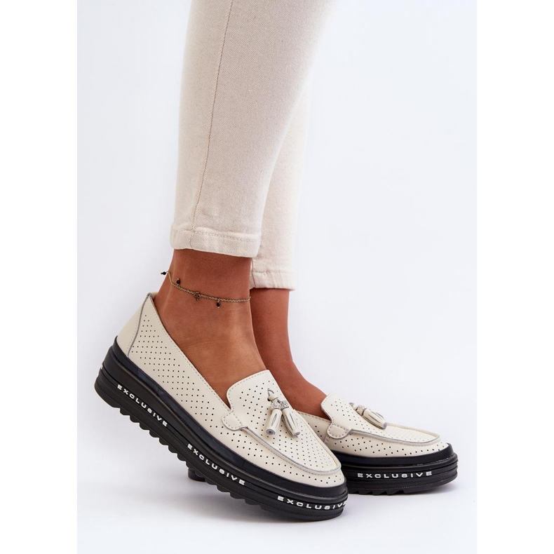 Step in style Mocassins Modèle Assetnima 24PB18-7176 Beige - Entrez avec style 1