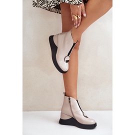 Step in style Bottes Modèle Da MR880-136 Beige - Entrez avec style 1