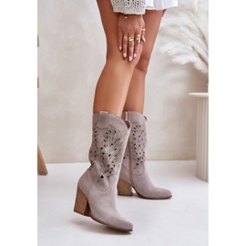 Step in style Bottes Modèle Lewski 3609 Cappuccino Suede - Entrez avec style beige 1