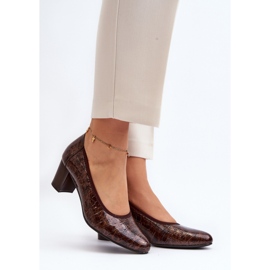 Step in style Escarpins Modèle Cynania 58307 Marron - Entrez avec style brun 1
