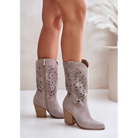 Step in style Bottes Modèle Lewski 3609 Cappuccino Suede - Entrez avec style beige 2