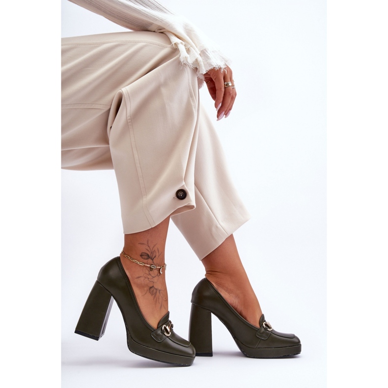 Step in style Escarpins Modèle Rouse M047 Vert - Entrez avec style 1