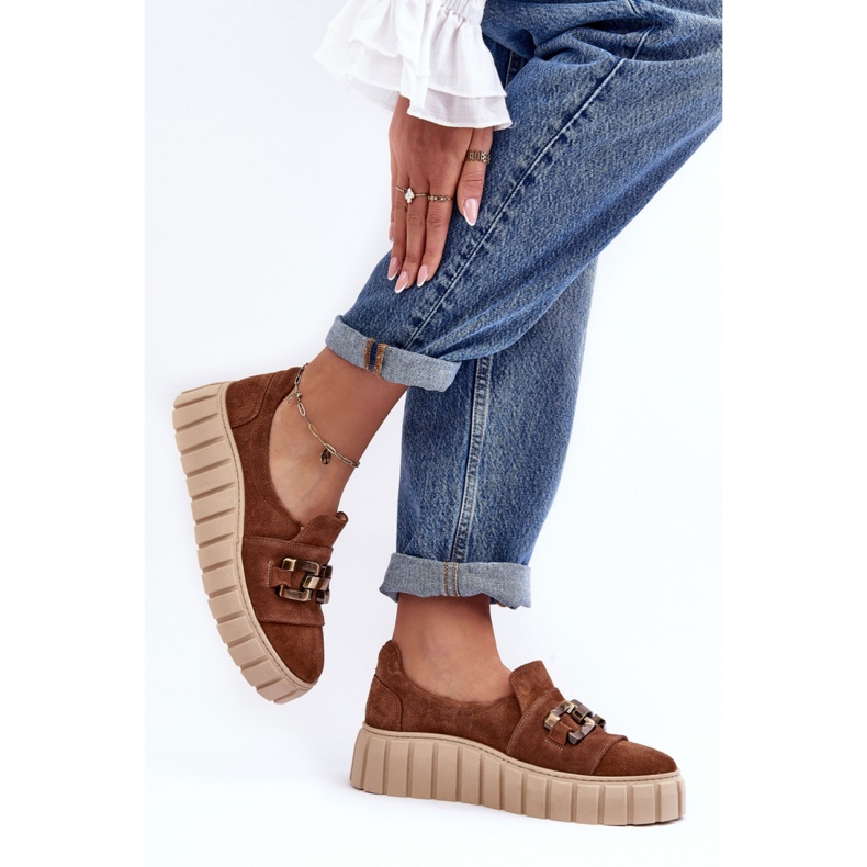 Step in style Chaussures Modèle Lewski 3398 Marron Daim - Entrez avec style brun 1