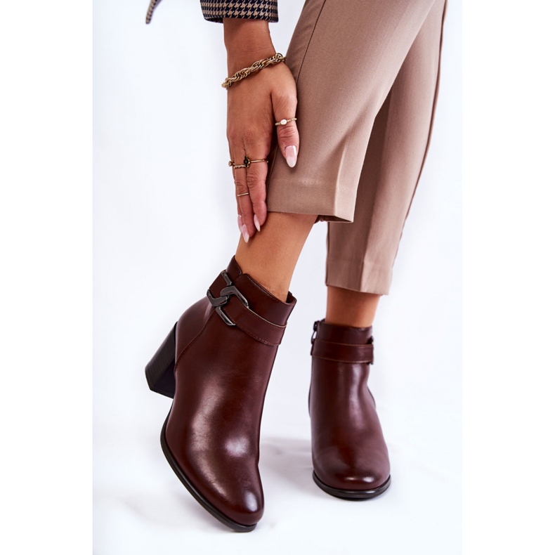 Step in style Bottes Modèle Astrid BT604 Marron - Entrez avec style brun 1