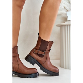 Step in style Bottines Chelsea Modèle Sergio Leone TR719-S Marron - Entrez avec style brun 3