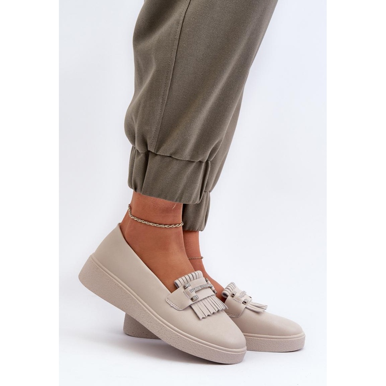 Step in style Mocassins Modèle S.Barski LR590 Beige - Entrez avec style 1