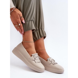 Step in style Mocassins Modèle S.Barski LR590 Beige - Entrez avec style 2