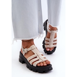 Step in style Sandales Modèle Zaxy NN285040 Beige Clair - Entrez avec style 2