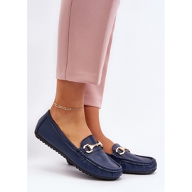 Step in style Mocassins Modèle Demese NN22-991 Bleu - Entrez avec style 1