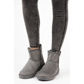 Bottes de neige en daim Kylie gris 7