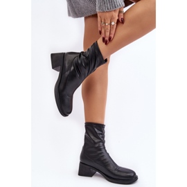 Step in style Bottes Modèle Aphroteia 23BT35-6449 Cuir Noir - Entrez avec style le noir 2