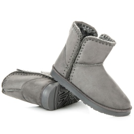 Bottes de neige en daim Kylie gris 5