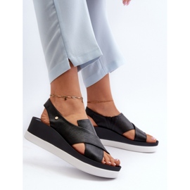 Step in style Sandales Modèle Zazoo 40256 Noir - Entrez avec style le noir 2
