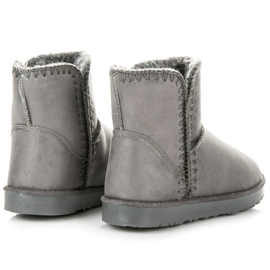 Bottes de neige en daim Kylie gris 4