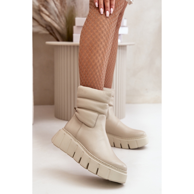 Step in style Bottes Modèle Zazoo 60512 Beige Clair - Entrez avec style 1