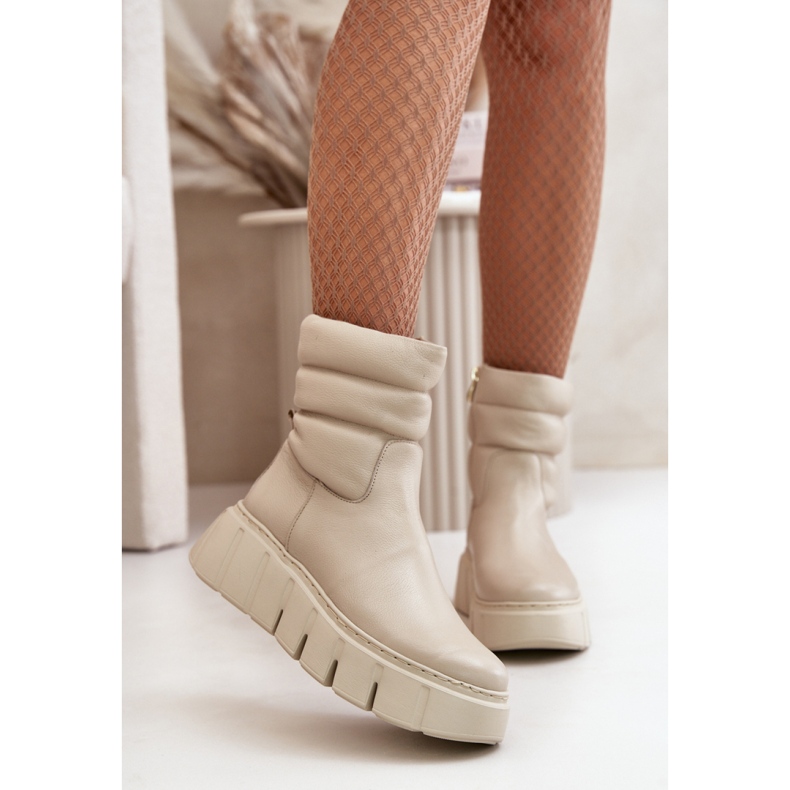 Step in style Bottes Modèle Zazoo 60512 Beige Clair - Entrez avec style 2