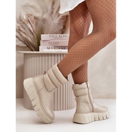 Step in style Bottes Modèle Zazoo 60512 Beige Clair - Entrez avec style 3