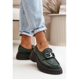 Step in style Chaussures Modèle Zazoo 20176 Vert Foncé - Entrez avec style 1