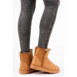 Bottes de neige en daim Kylie brun 1