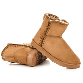 Bottes de neige en daim Kylie brun 4