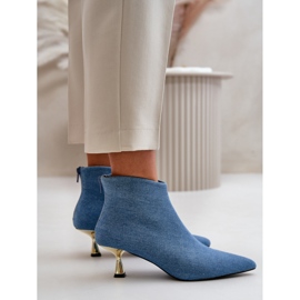 Step in style Bottes Modèle Terlena GP14 Bleu - Entrez avec style 3