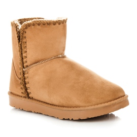 Bottes de neige en daim Kylie brun 2