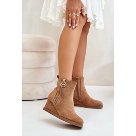Step in style Bottes Modèle Leretha YY-78 Camel - Entrez avec style brun 1