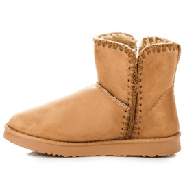 Bottes de neige en daim Kylie brun 3