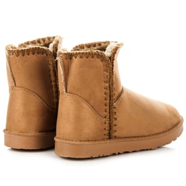 Bottes de neige en daim Kylie brun 5