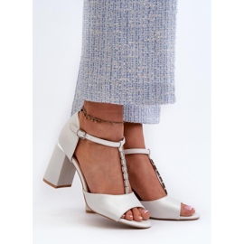 Step in style Sandales Modèle Aniya 20195 Argent - Entrez avec style gris 1