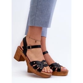Step in style Sandales Modèle Assames 24SD98-6758 Noir - Entrez avec style le noir 1