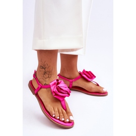 Step in style Sandales tongs Modèle Carisma QQ-137 cFuchsia - Entrez avec style rose 1