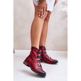 Step in style Bottes Modèle Evalith ASA62-30 Bordo - Entrez avec style rouge 1
