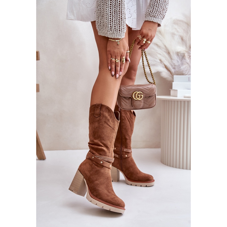 Step in style Bottes Modèle Ivanelis ASA254-4 Camel - Entrez avec style brun 1