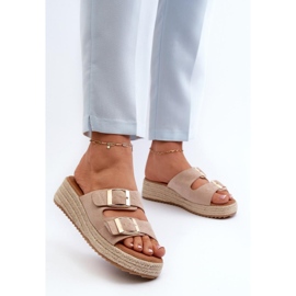 Step in style Sandale Tongs Modèle Zaloemi C-315 Beige - Entrez avec style 2