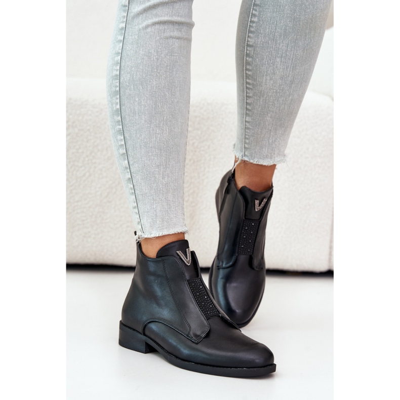 Step in style Bottes Modèle S.Barski HY42-119 Noir - Entrez avec style le noir 1