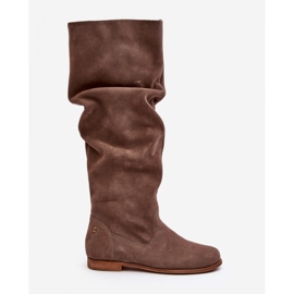 Step in style Bottes Modèle Maciejka 05790-04 Beige Daim - Entrez avec style 3