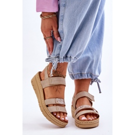 Step in style Sandales Modèle Fresh Look 23-46011 Beige - Entrez avec style 1